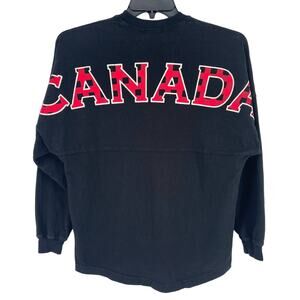 Canada Buffalo Plaid Spirit Jersey Size XS Black Red Cotton